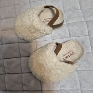 Carter's Cream and Brown Kids Shoes